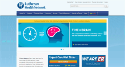 Desktop Screenshot of lutheranhealth.net